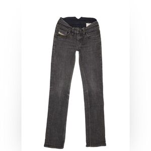 Diesel Liv Special Women’s Sz 30 Charcoal Straight Slim Stretch Jeans